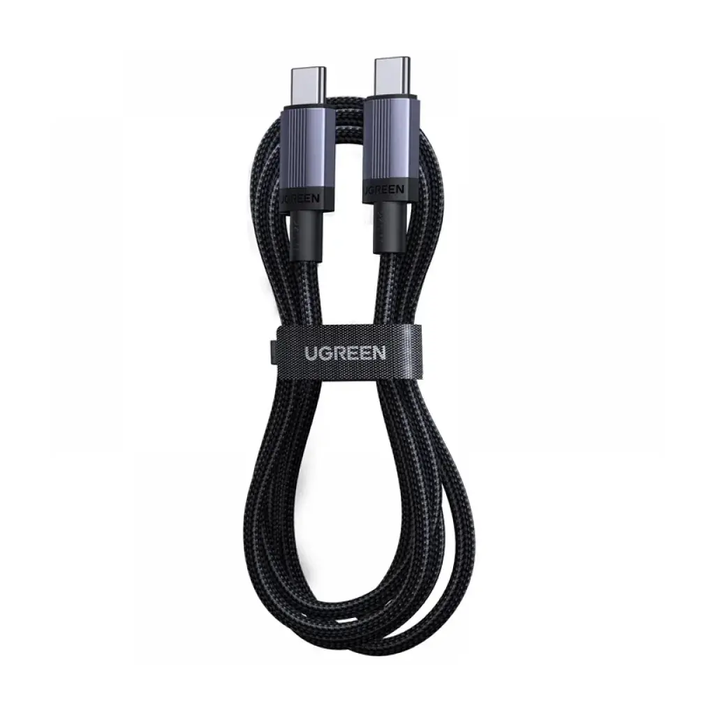 Дата кабель USB-C to USB-C 0.5m 100W 480Mbps black Ugreen (65831) - фото 3