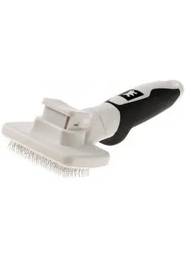 Пуходерка для собак і котів Ferplast 5770 Premium самоочисна для середньої та довгої шерсті 19.5x12x5.5 см 85770899 - фото 2