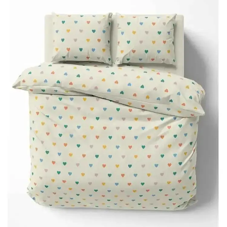 Комплект постільної білизни LELIT 2-х сп L-2056, Молочний (70/70) Поплін