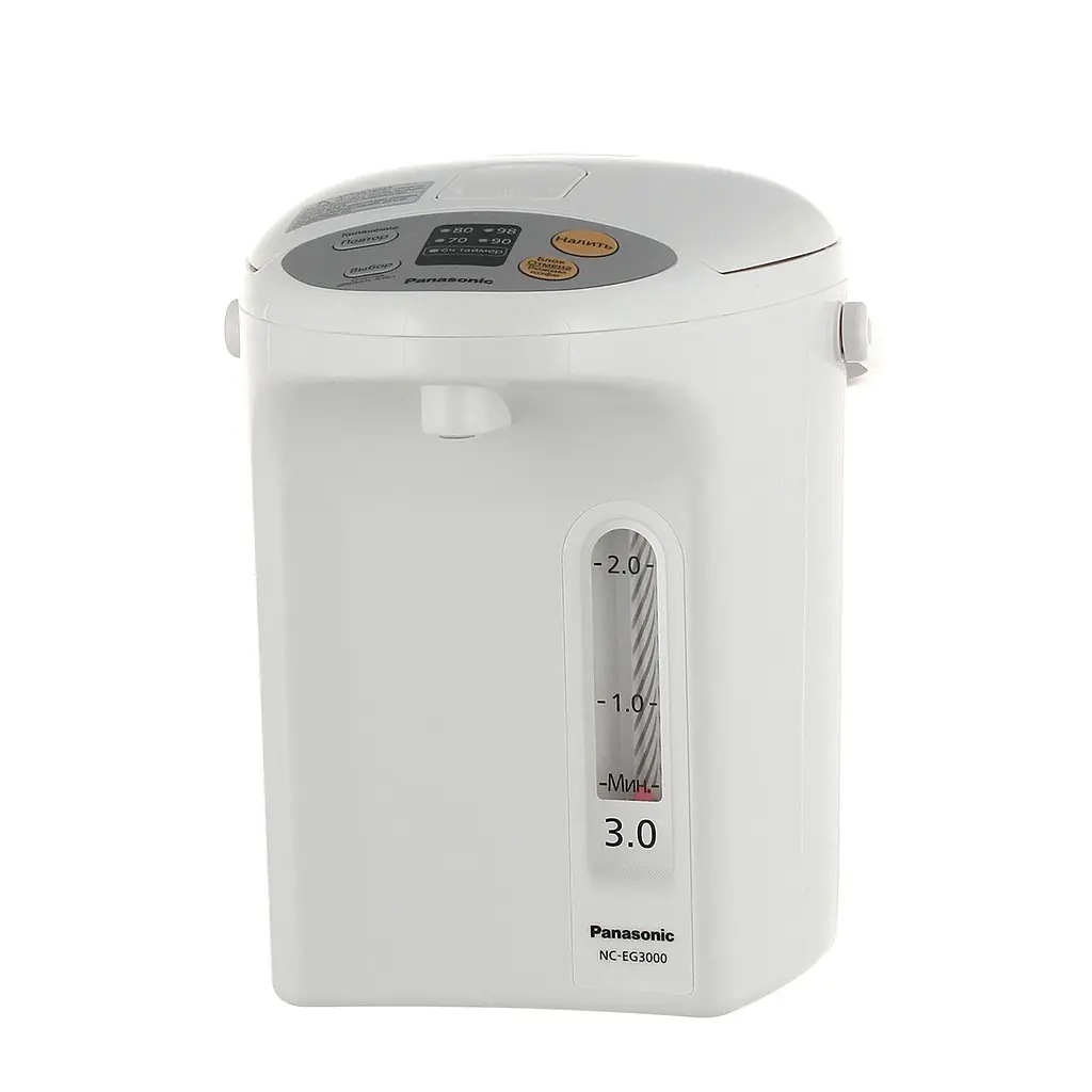 Електричний термопот Panasonic 3 л білий (NC-EG3000WTS) - фото 2