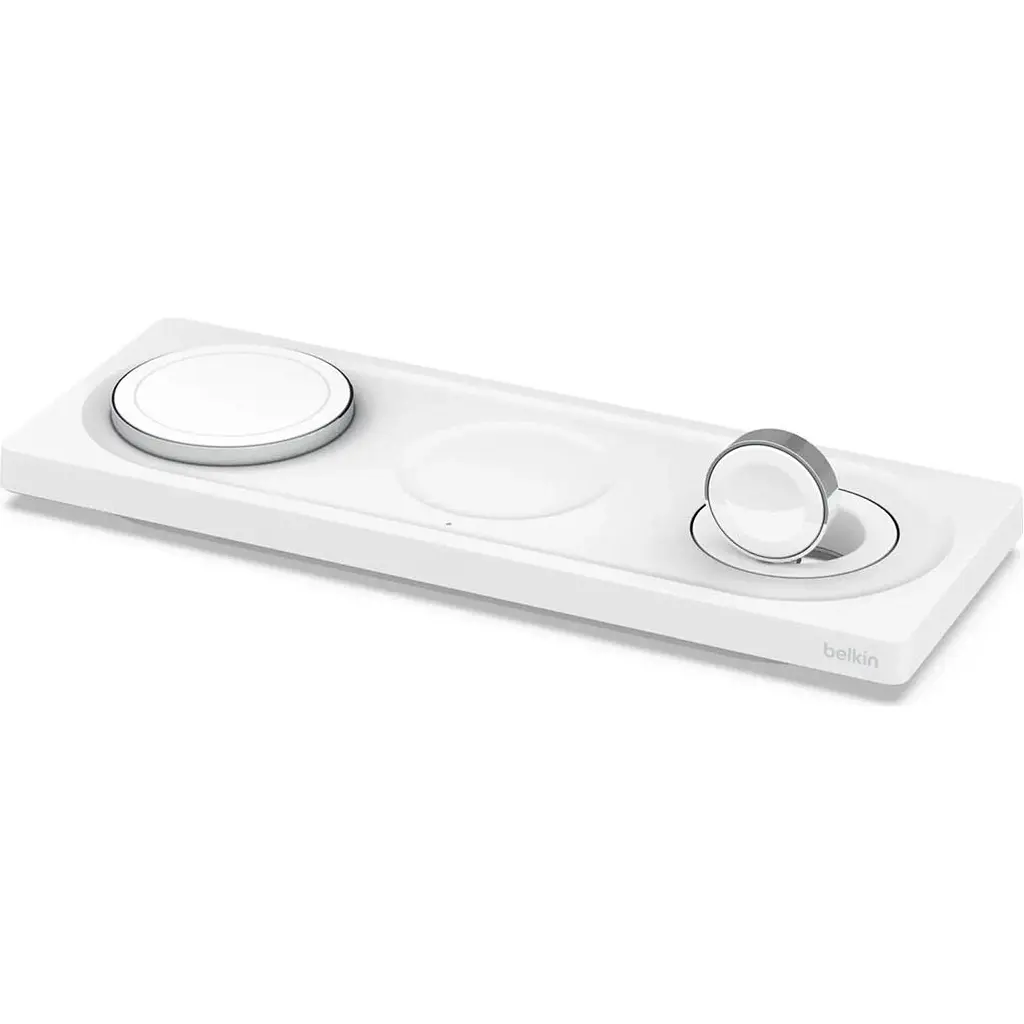 Бездротовий зарядний пристрій Belkin 3in1 MagSafe PRO White (WIZ016VFWH) [110368] - фото 2