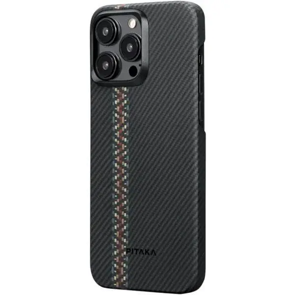 Чохол-накладка Pitaka MagEZ Case 4 Fusion Weaving Rhapsody для iPhone 15 Pro (FR1501P) - фото 2