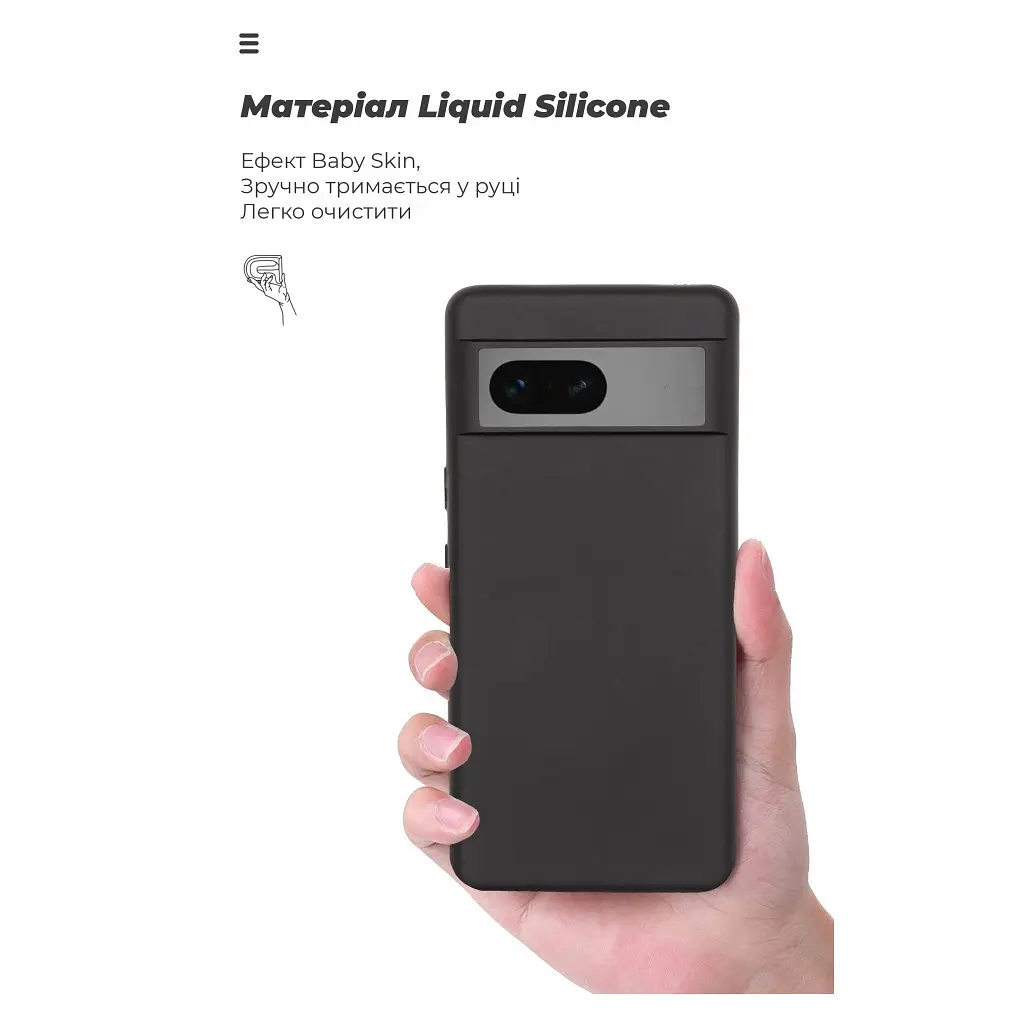 Чохол до мобільного телефона Armorstandart ICON Case Google Pixel 7 Black (ARM72398) - фото 7