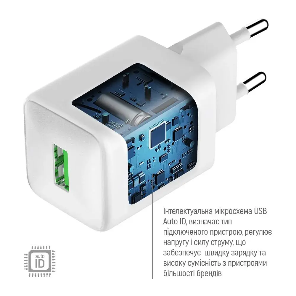 Зарядний пристрій ColorWay USB QC3.0 18W white (CW-CHS063Q-WT) - фото 9