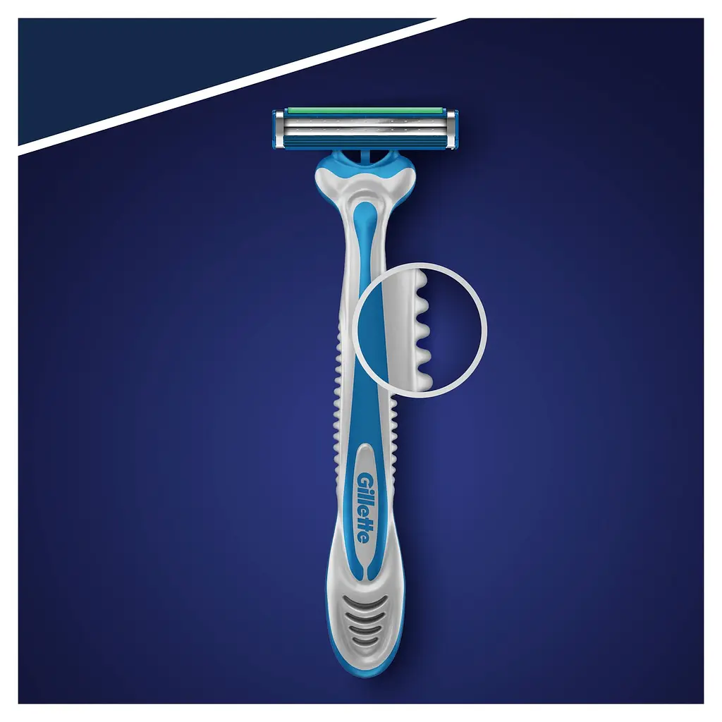 Одноразовые станки для бритья Gillette Blue 2 Max 8 шт. - фото 3