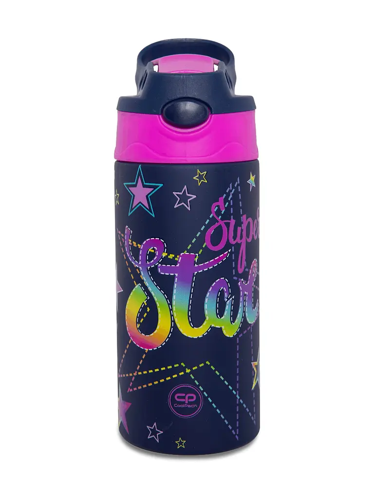 Пляшка COOLPACK BONO STARS для води 350 мл металева (Z10960)
