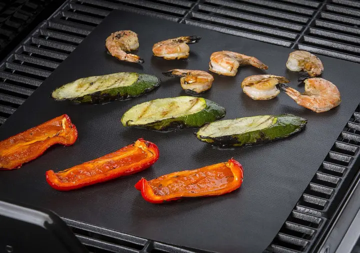 Тефлоновий килимок для гриля антипригарний гриль мат 33х40х0.2см BBQ grill sheet - фото 3