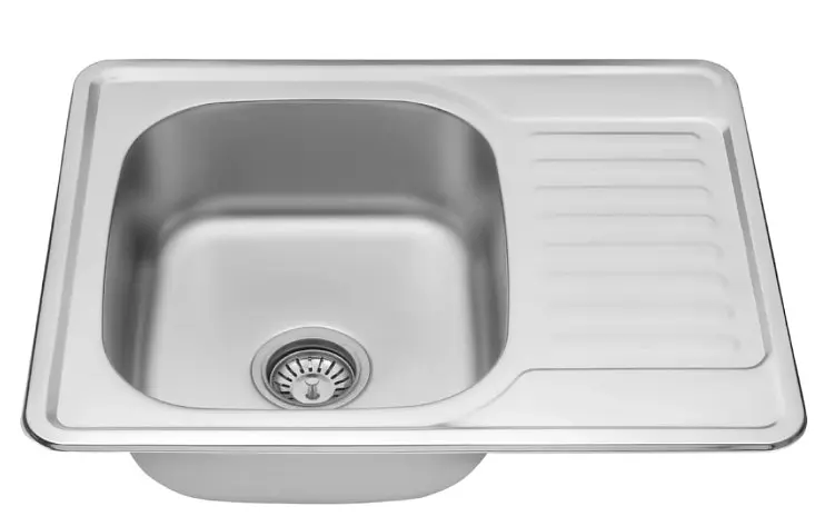 Кухонна мийка Kroner KRP Dekor - 6350 (0,8 мм) (CV022778) - фото 3