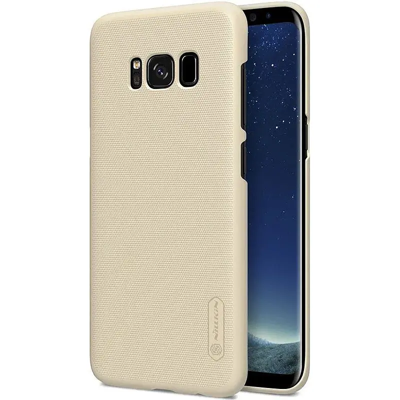 Чохол-накладка Nillkin Super Frosted Shield Samsung Galaxy S8+ G955 Gold - фото 5