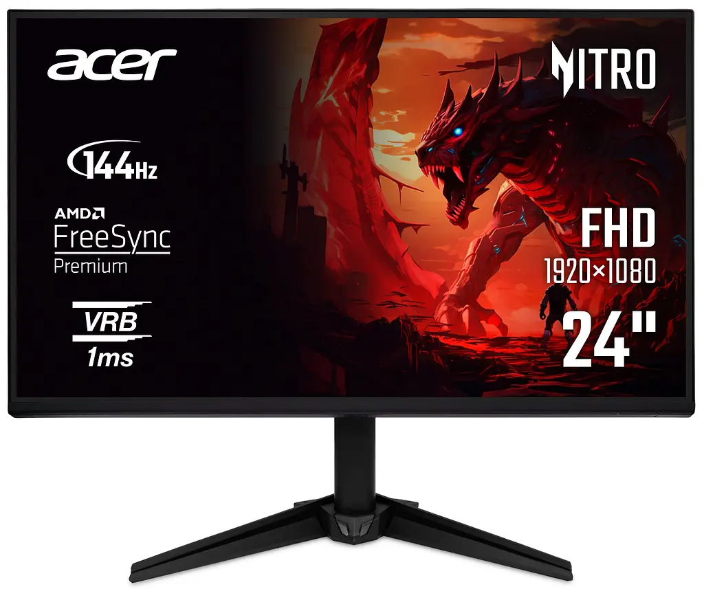 Монитор Acer 23.8" QG241YP6bip HDMI DP IPS 144Hz 1ms FreeSync teh0014191 - фото 2