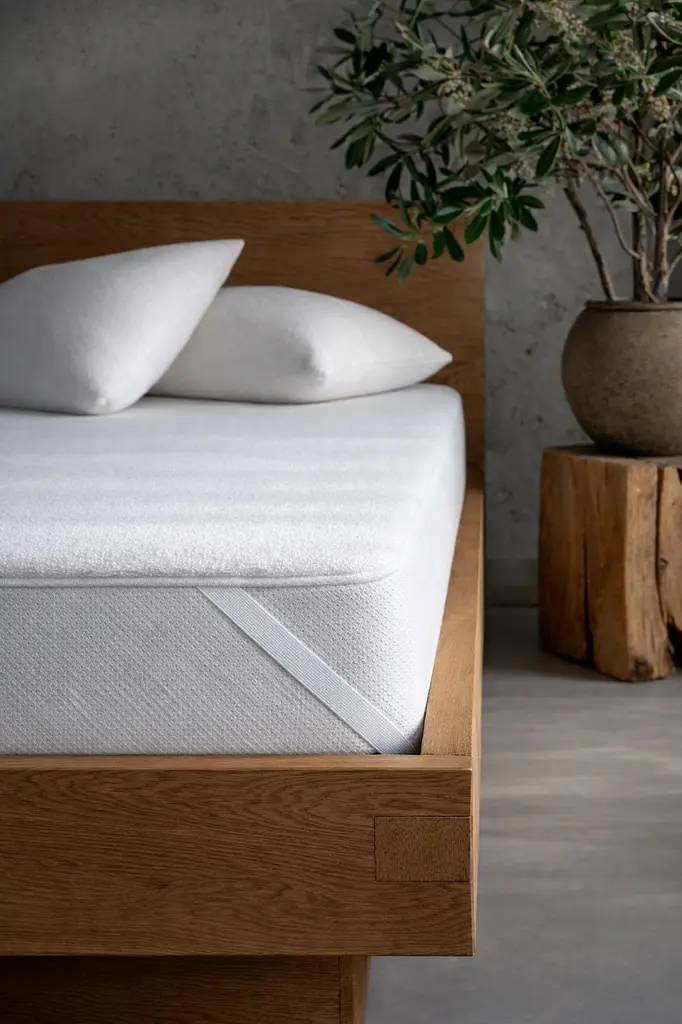 Наматрацник Aqua stop Ecotton Premium Comfort 140х200 см махровий водонепроникний на резинці по кутам білий (19337) - фото 4