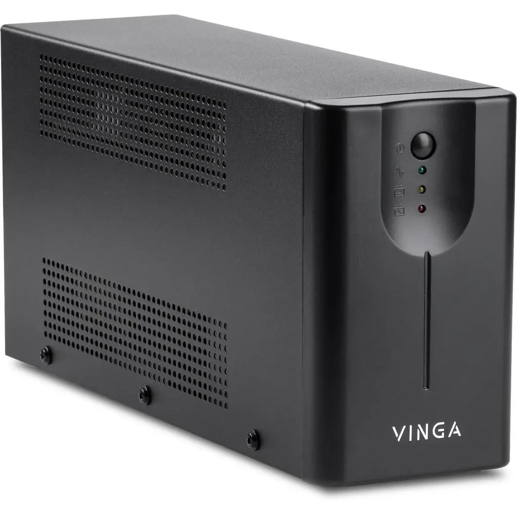 Джерело безперебійного живлення Vinga 800 ВА / 480 Вт / 8 А*ч (VPE-800MU) - фото 2