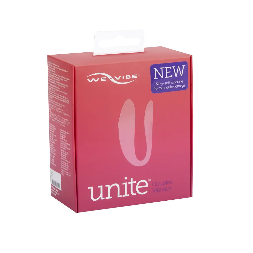 Недорогий вібратор для пар We-Vibe Unite Purple, однокнопковий пульт ДК - фото 10