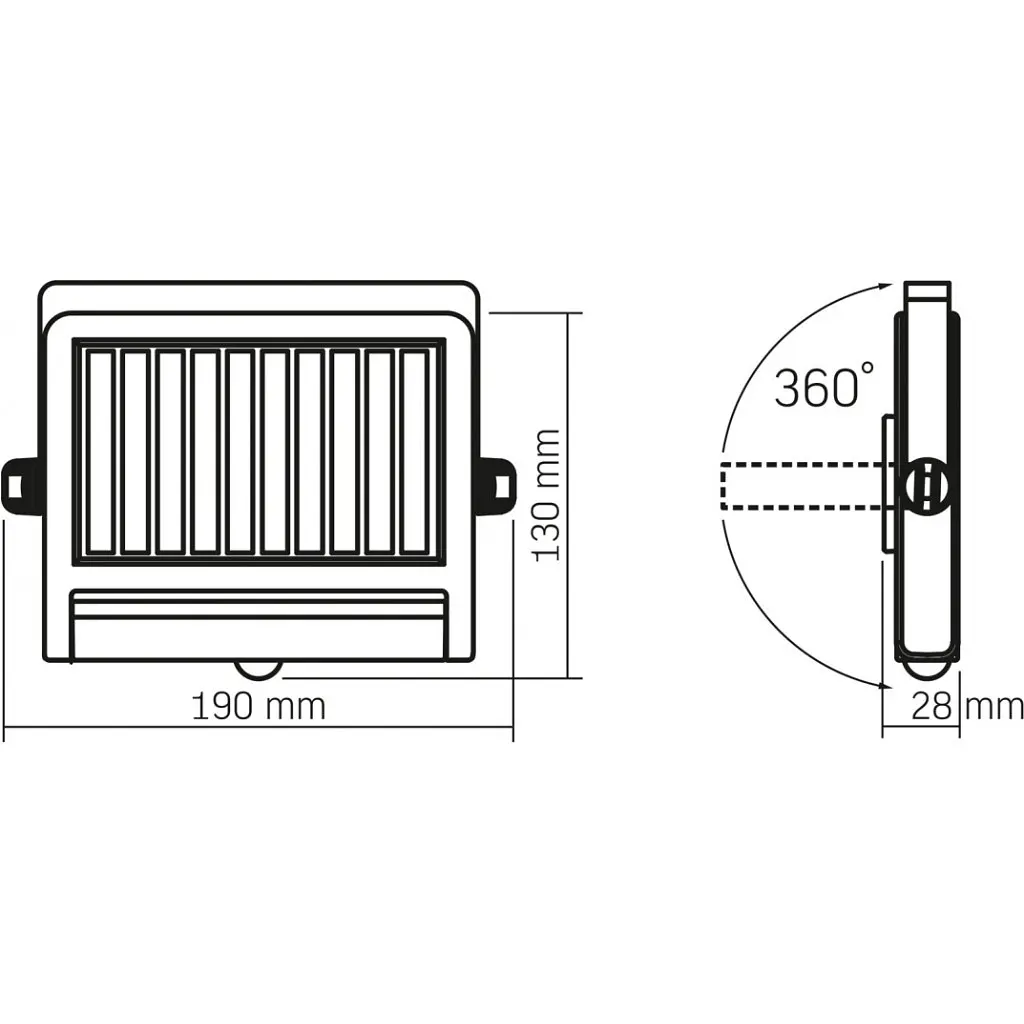 Прожектор Videx IP54 600Lm 5000K Сенсорний (VL-WLSO-025-S) - фото 10