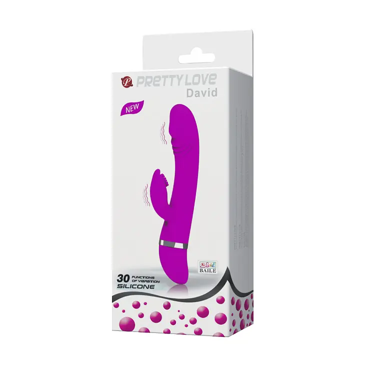 Силіконовий жіночий вібратор Pretty Love David Baile BI-014330 87113 - фото 4