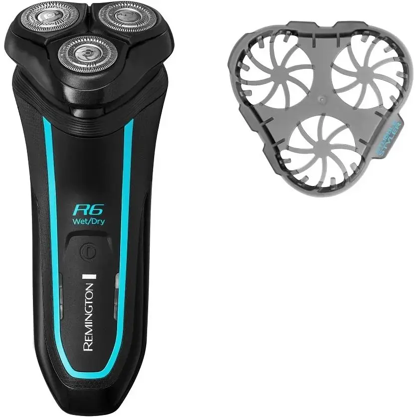 Бритва електрична Remington роторна Style Aqua чорно-синій (R6000) - фото 3