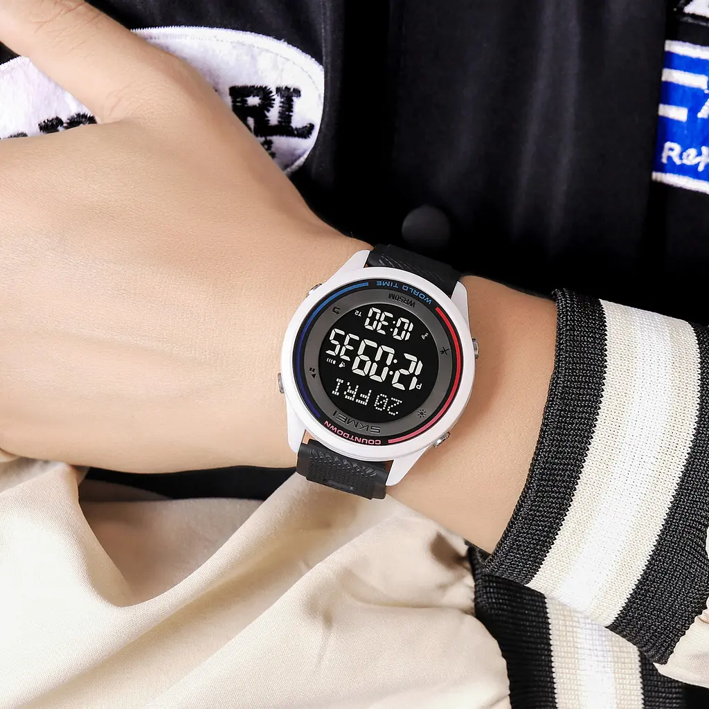Наручний годинник чоловічий 2348WT White Skmei acs0029987 - фото 4