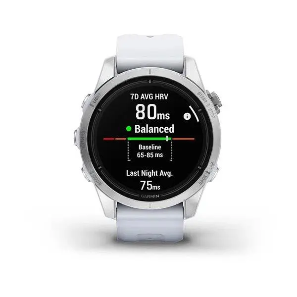 Смарт-часы Garmin Epix Pro Gen 2 42 mm Silver w. Whitestone Band (010-02802-00/01) - фото 4