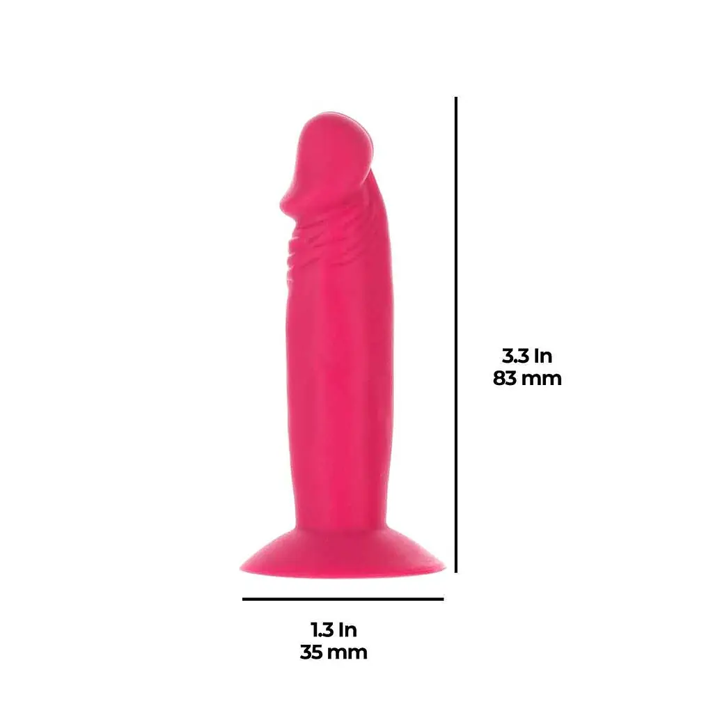 Набор фаллоимитаторов Addiction Silly Willy 3.3” Silicone Dildo, 3 цвета, 12 шт - фото 11