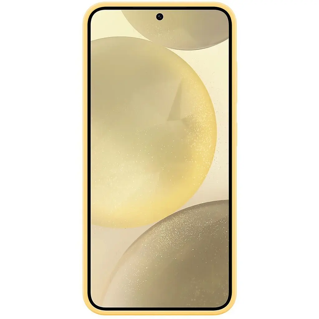 Оригінальний силіконовий чохол Samsung Silicone Case для Samsung Galaxy S24 Plus (S926) Yellow EF-PS926TYEGWW - фото 4