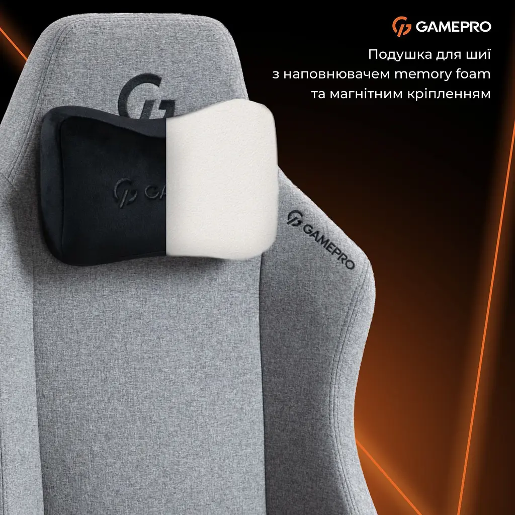 Геймерське крісло GamePro GC775G Fabric Gray [148907] - фото 9