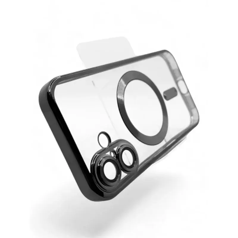 Чохол до мобільного телефона BeCover TPU Chrome Case (MagSafe) для Apple iPhone 16 Plus Black (712075) - фото 3