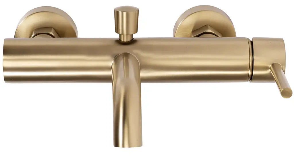 Змішувач для ванни Rea Lungo brushed gold настінний REA-B8010, Золотий - фото 6