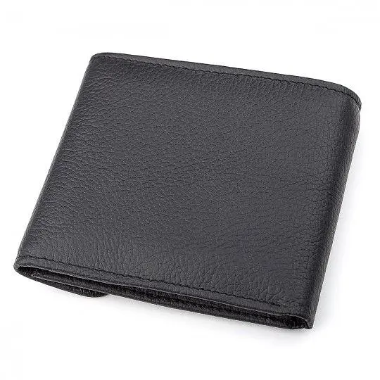 Гаманець ST Leather 18313 (ST155) чорний шкіряний - фото 3