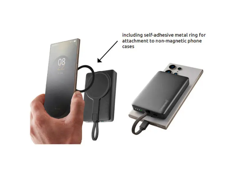 Зовнішній акумулятор (Power Bank) Intenso MC10000 10000mAh Grey (7340034) - фото 2