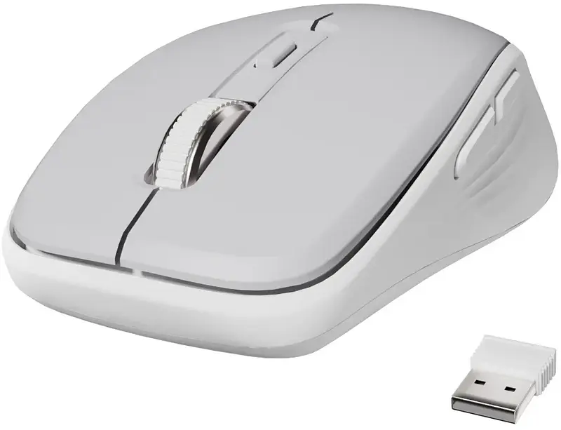 Bluetooth миша OfficePro M267G Silent Click Gray UA - фото 2