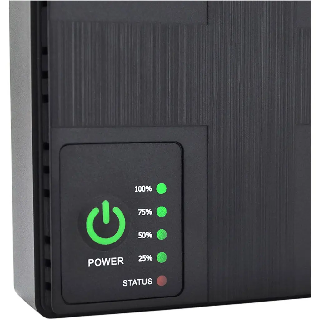 Джерело безперебійного живлення (ДБЖ) для роутера Voltronic DC1018P 10400mAh Black [108013] - фото 4