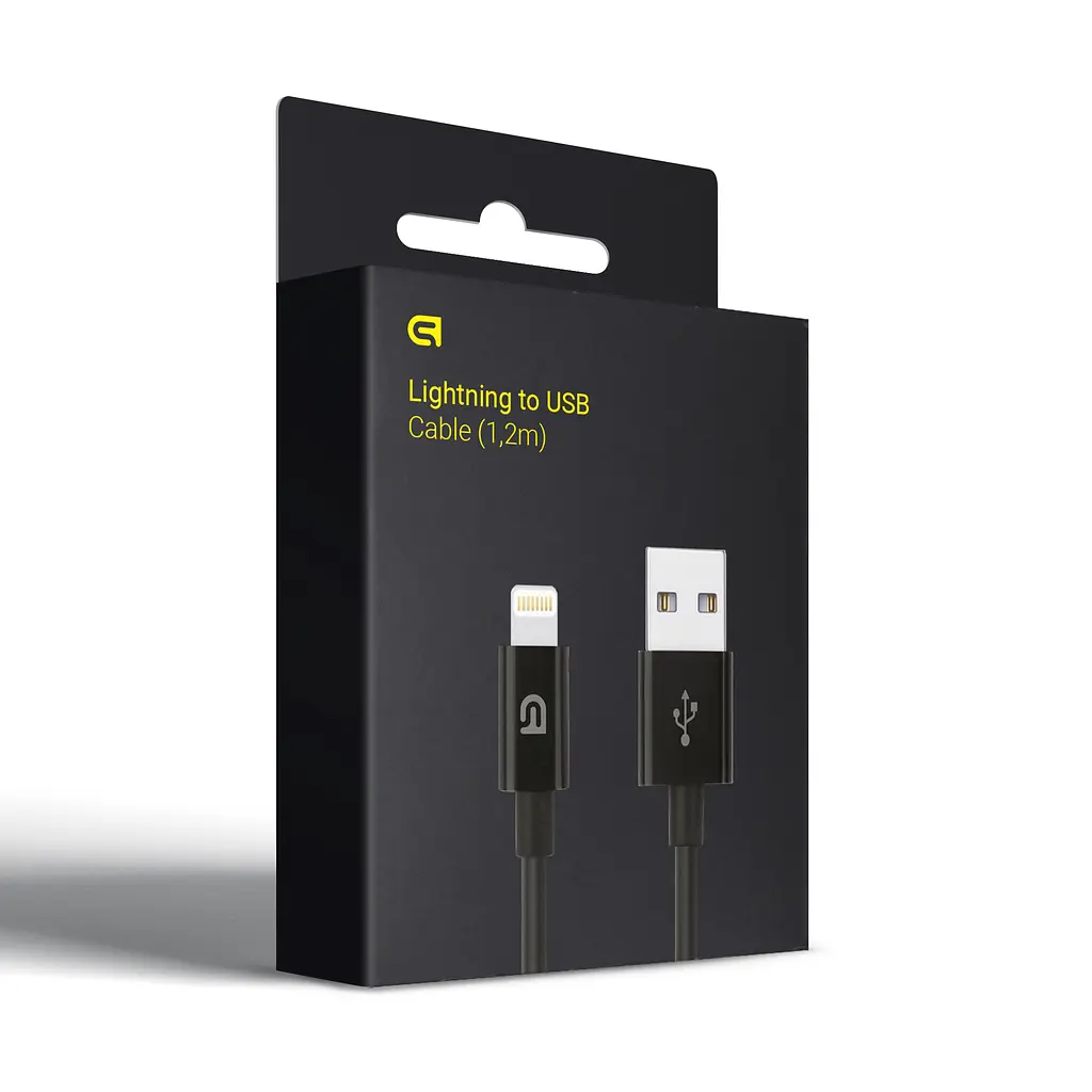 Кабель ArmorStandart AMD818BL Lightning to USB Cable 1.2m black (ARM64373) - фото 5