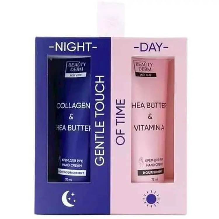 Набір подарунковий для жiнок BEAUTYDERM креми для рук “Day & Night”