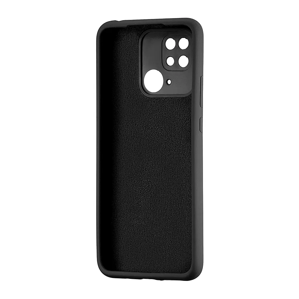 Чохол Silicone Case Xiaomi Redmi 10C Black - фото 2