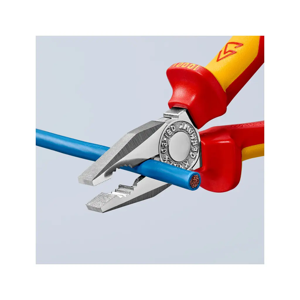 Плоскогубці KNIPEX комбіновані діелектричні VDE (03 06 160) - фото 4