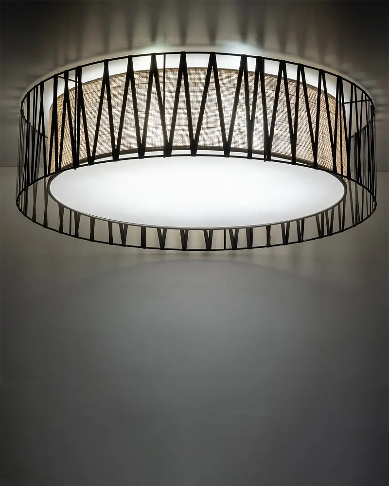 Люстра TK Lighting 4556 Harmony E27 4x15W IP20 коричневая - фото 3