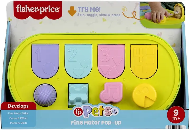 Развивающая игрушка Укрытия со зверятами Fisher - Price (JDL66) - фото 6