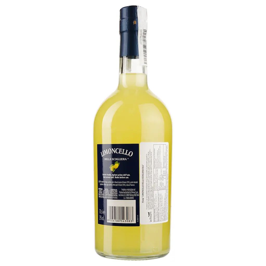 Ликер Valsa Nuovo Perlino Limoncello della Scogliera, 25%, 0,7 л (8000016582491) - фото 2