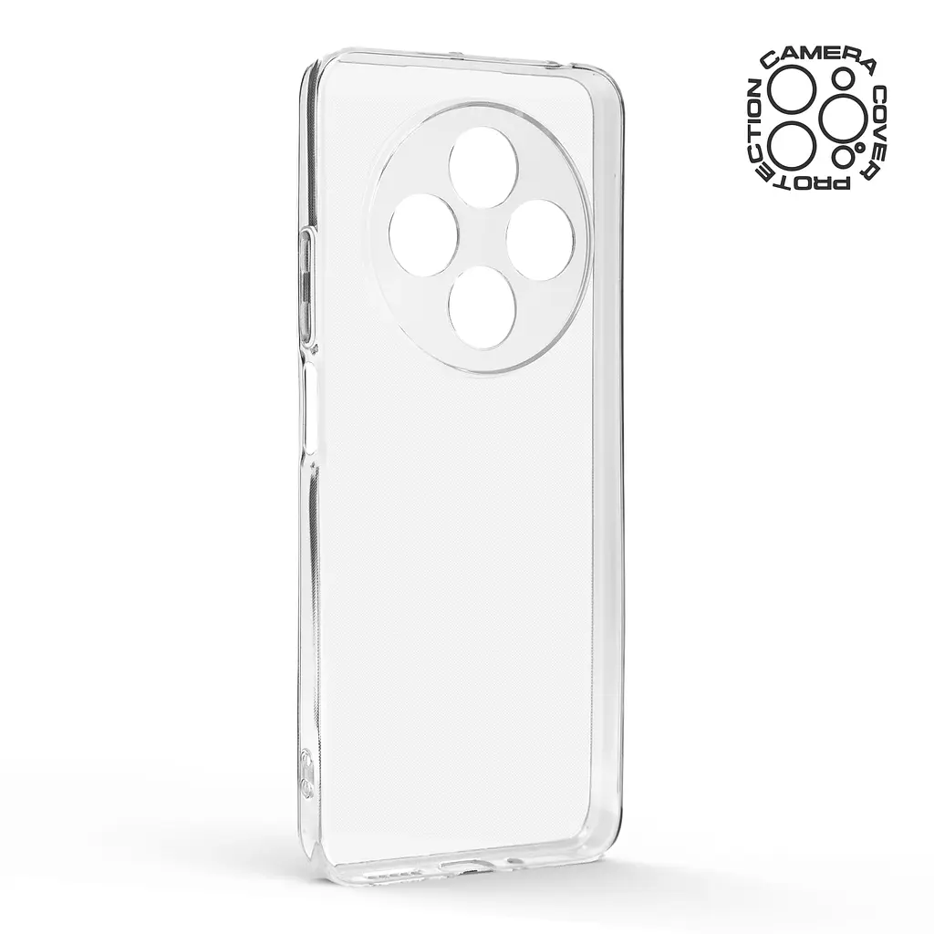 Прозрачный чехол для Xiaomi Redmi 14C 4G/A4 5G Poco C75 4G/M7 5G с защитой камеры, тонкий, силиконовый, бесцветный, ударостойкий, противоударный бампер c закрытой камерой, ArmorStandart (ARM85153) - фото 2