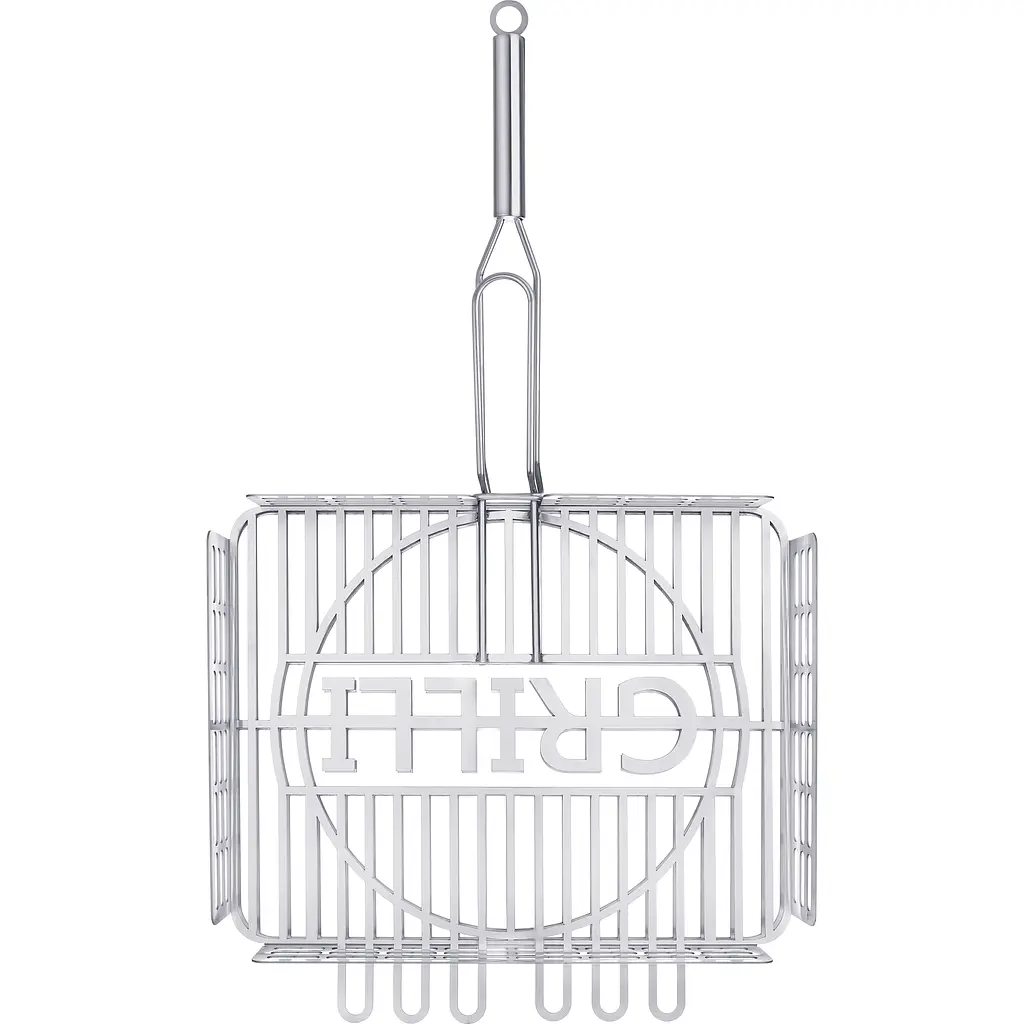 Решітка-гриль Grilli для барбекю з харчової нержавіючої сталі 1.5 мм 42x32 см (777767) - фото 3