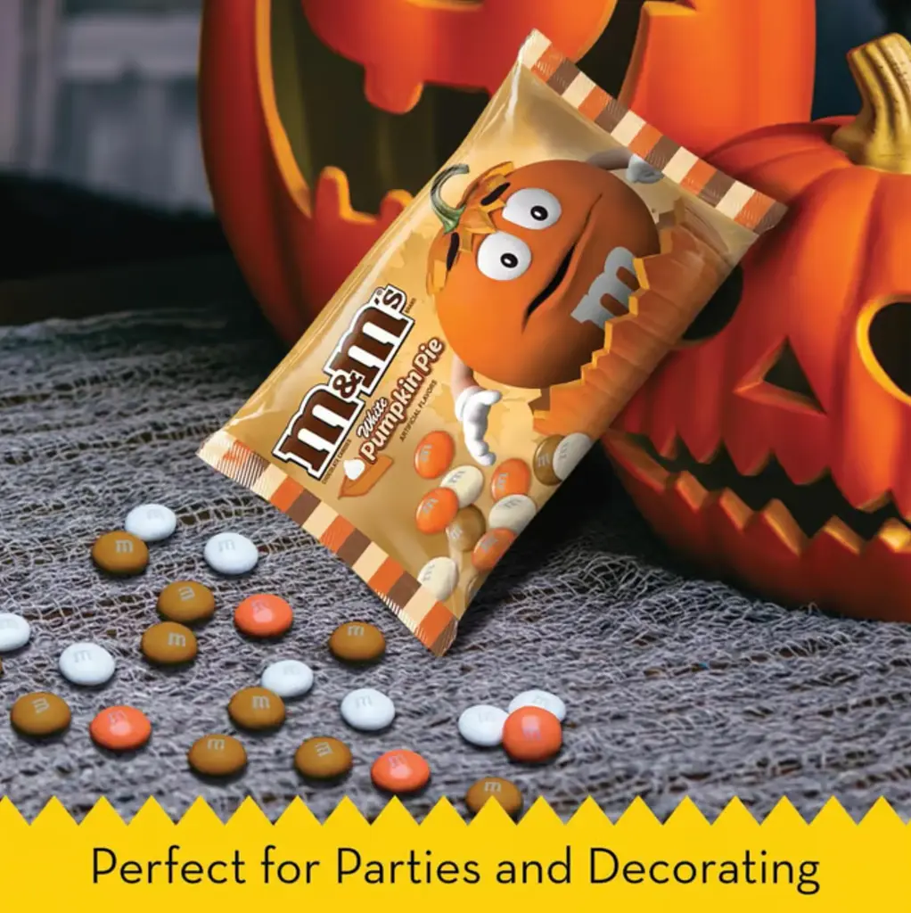 Драже M&M's Halloween Milk Chocolate Pumpkin Pie Candy 210 г - фото 2