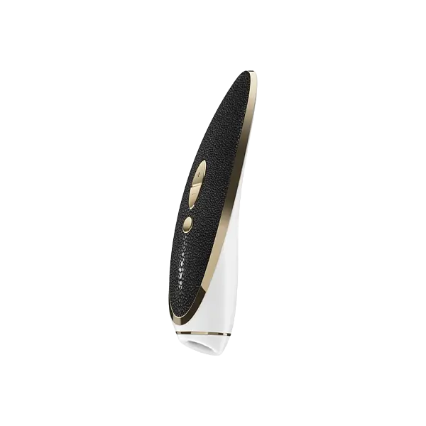 Стимулятор Satisfyer Luxury Haute Couture Люксовий вакуумний клітора, 19.3х5.4 см чорний