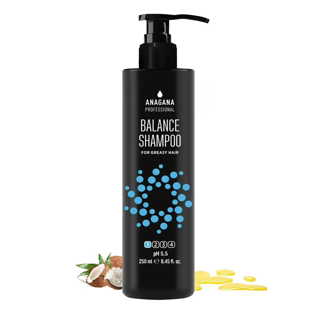 Шампунь "Баланс" для жирной кожи головы ANAGANA 250 мл - фото 2