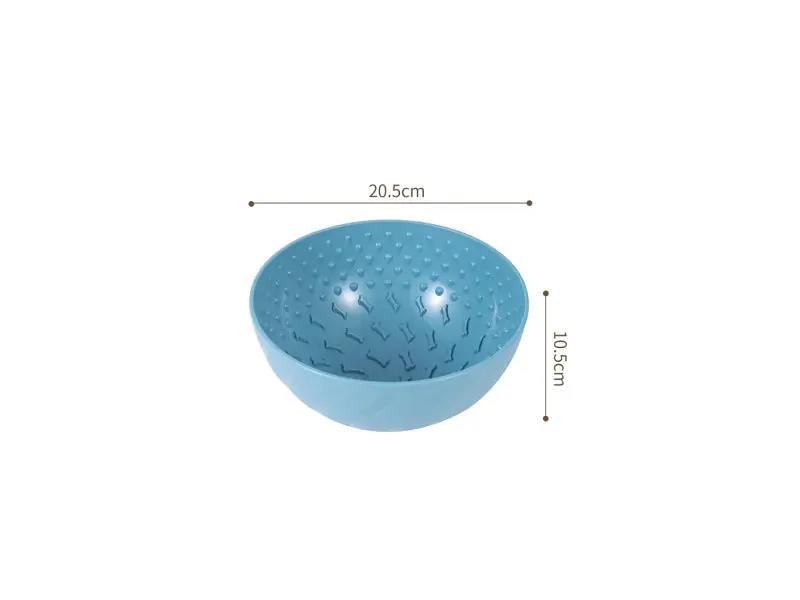 Посуд для собак WahoPet Миска для повільного годування 200 мл блакитна (2700000023679) - фото 2