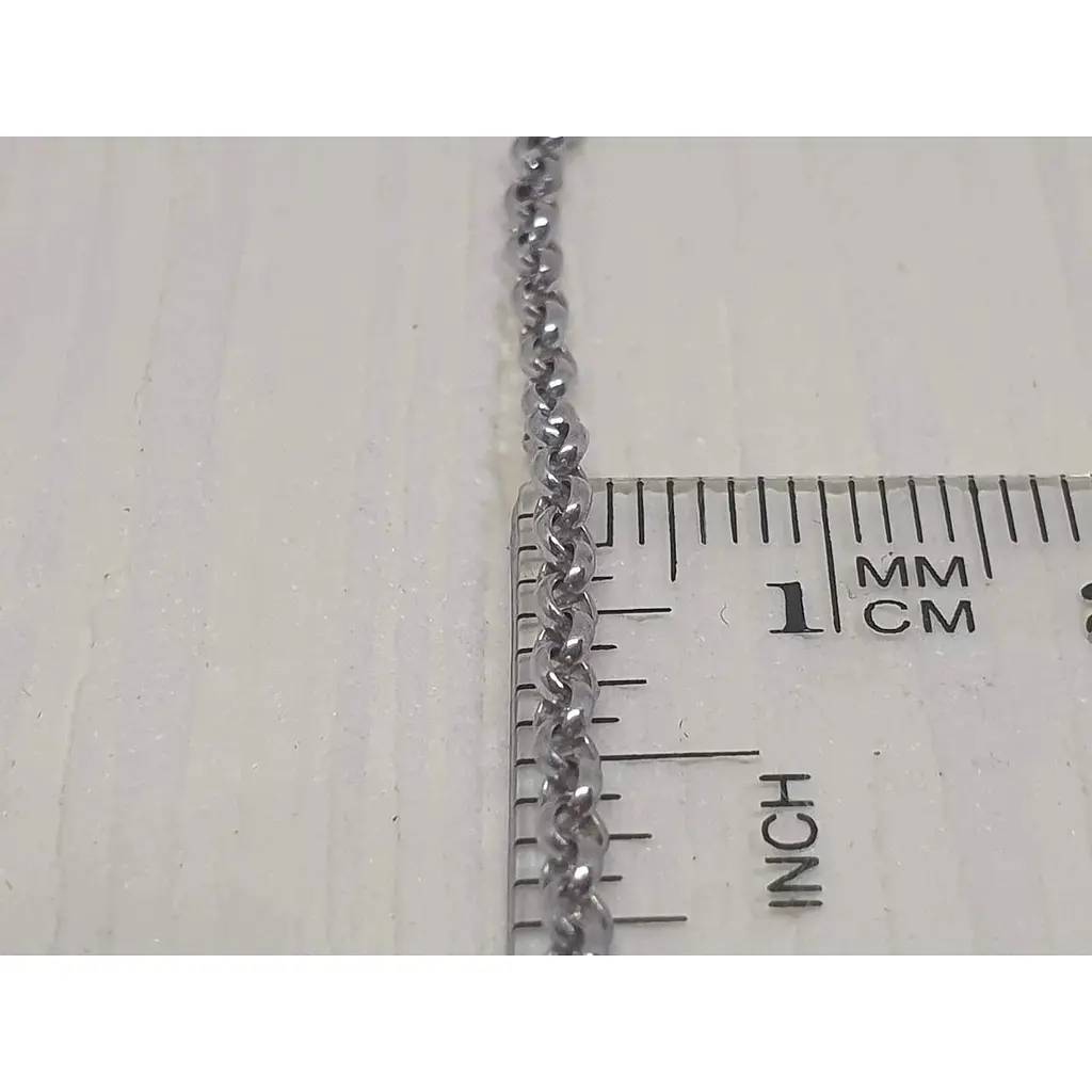 Срібний ланцюжок Аметист Ролло 32035КР-Р 50 - фото 3