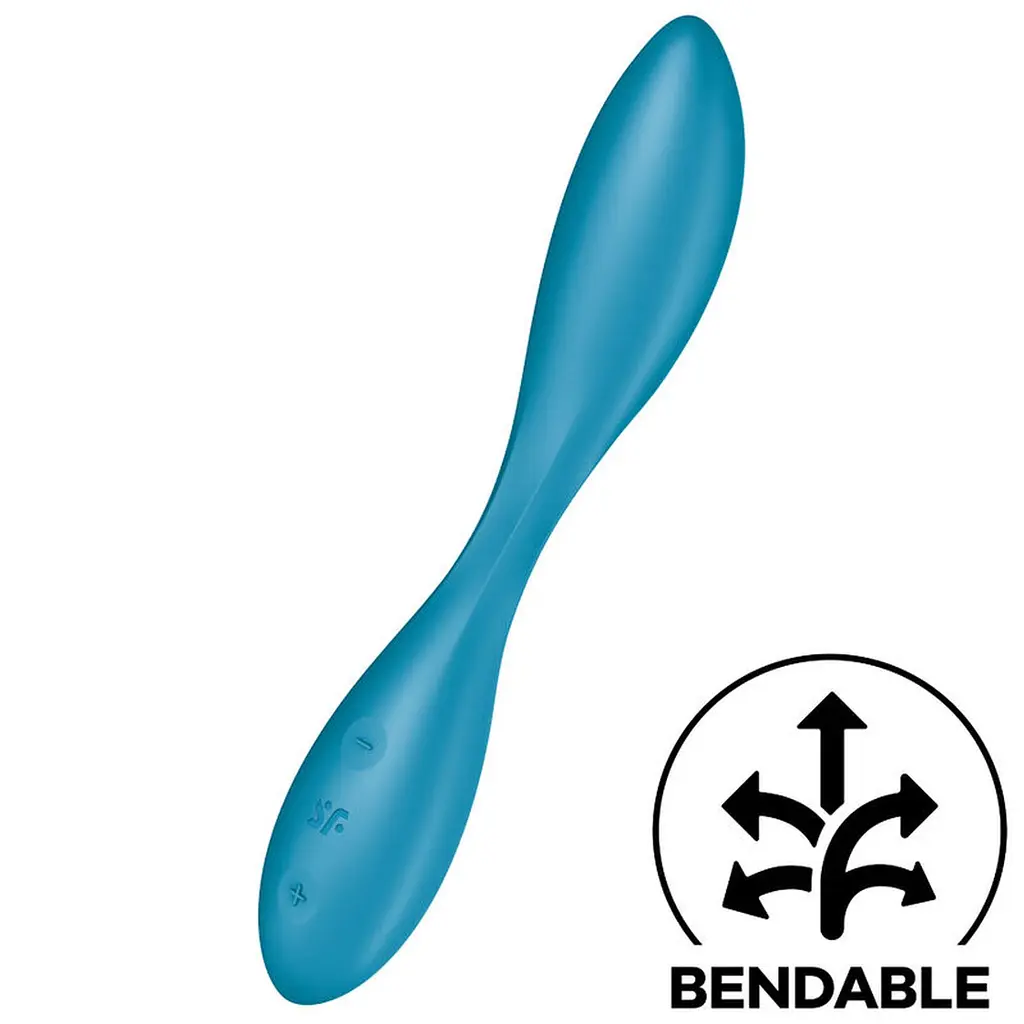 Вибратор Satisfyer G-Spot Flex 1 19.5 см голубой - фото 3