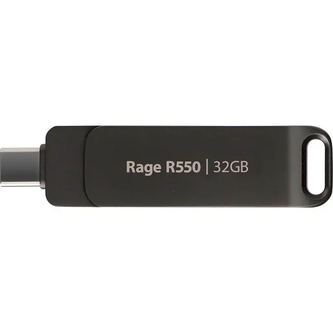 Флешка двойная - 2 выхода Patriot Rage R550 32 GB USB-A + USB-C 3.2 (PE32GR550DSAD) - фото 2