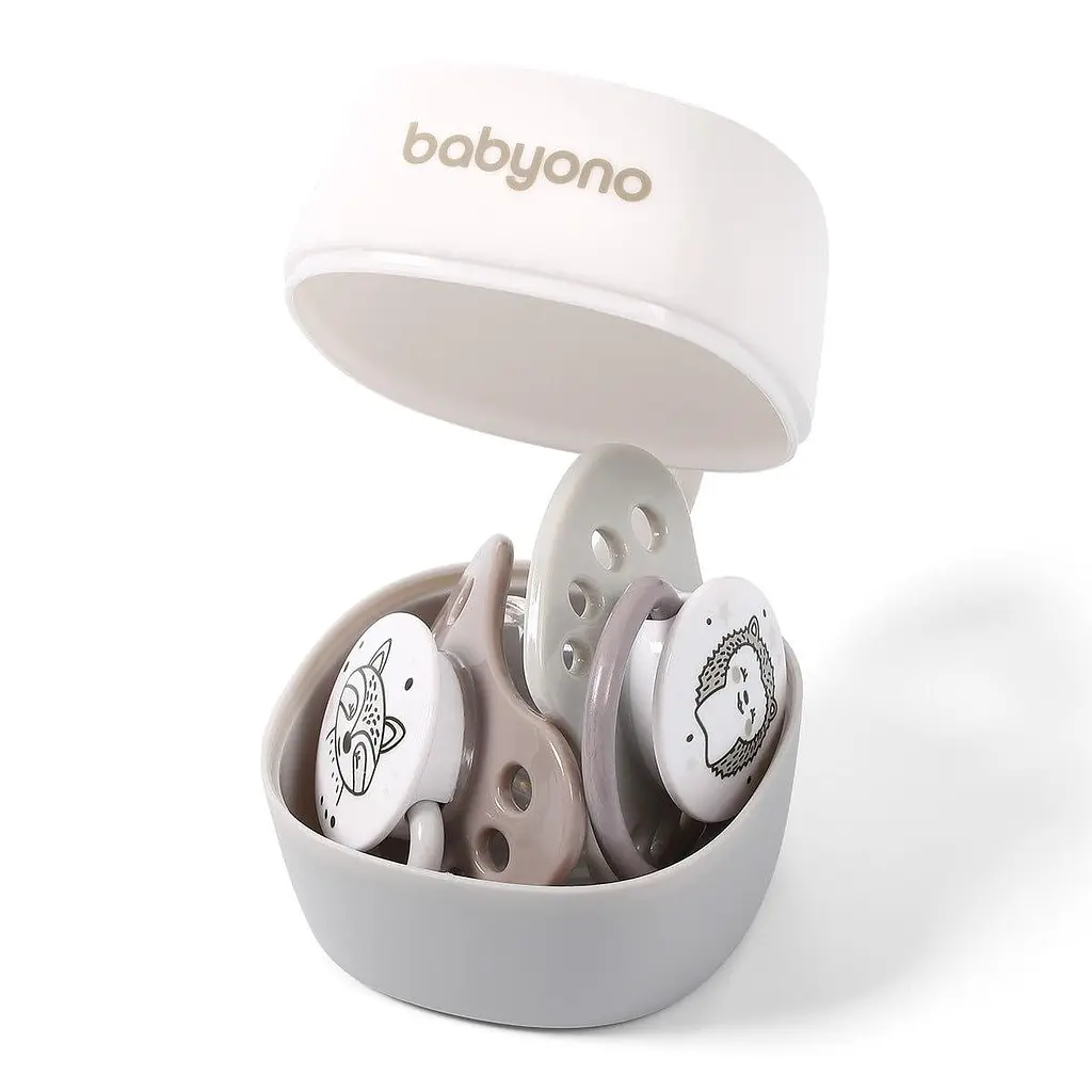 Контейнер - футляр для соски та пустушки BabyOno Білий - фото 3