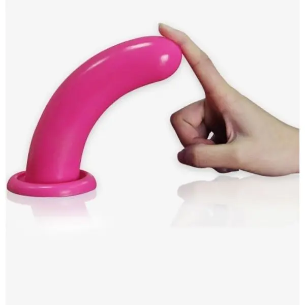 Фалоімітатор LoveToy Holy Dong L 6, 17х4.3 см (рожевий) - фото 2