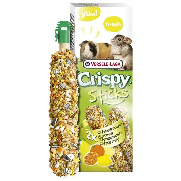 Ласощі колосок для гризунів Versele-Laga Crispy Sticks Citrus Fruit Верселе-Лага Цитрусові фрукти (2 шт) 110 г (620663)